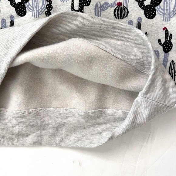 LA Soul Size S Blue Cactus Sweatshirt Crew Neck Long Sleeves Cotton Poly Blend - Picture 5 of 10